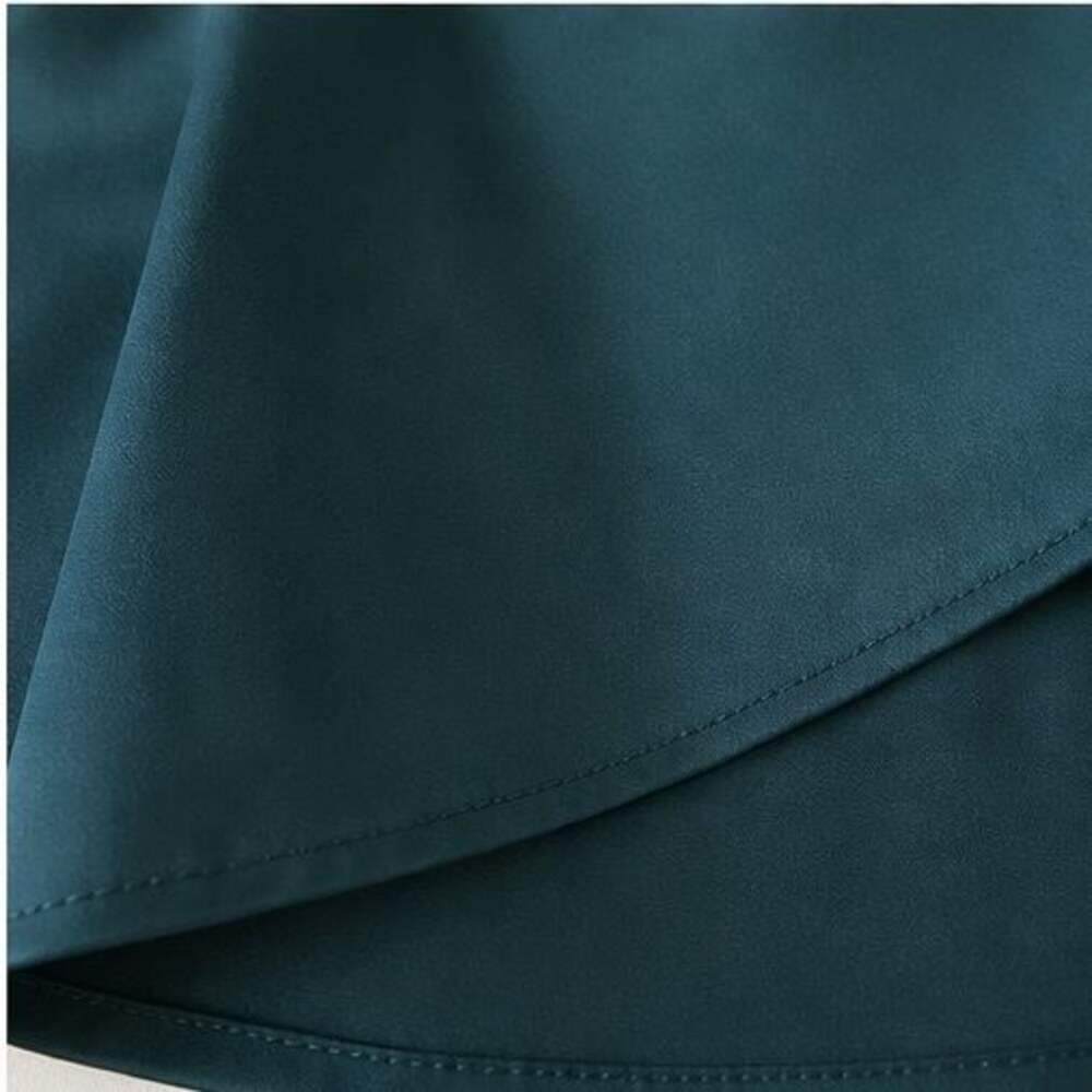 Teal Ruffle Blouse - Picture 6 of 6